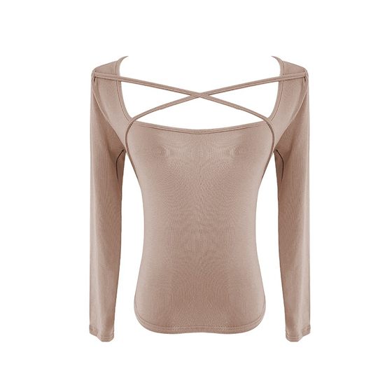 
[Broken code clearance sale] Women's tight tops wear outside with a navel and versatile running and fitness yoga