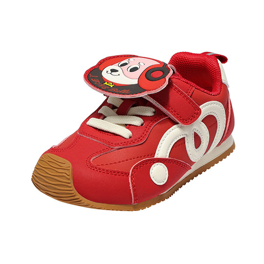 Belle children's shoes 25 autumn and winter new style retro moral training shoes for boys and girls, cute dog sneakers, children's sports shoes