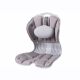 Research and development of enlarged and heightened lumbar cushion and removable and washable backrest