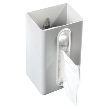 Wall-mounted tissue box without punching paper box