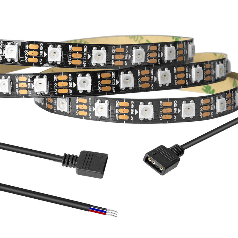 Motherboard AURA synchronized LED light with colorful lights