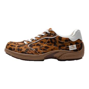 Talkative donkey donkey niche leopard print moral training shoes