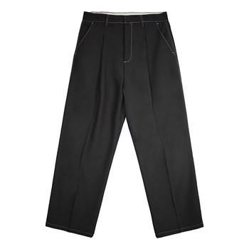 Hualun spring and summer draped black trendy pants