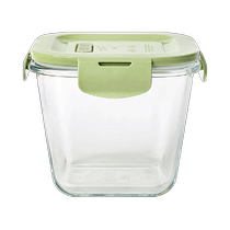 Chuangde glass soup bowl household sealed breakfast cup microwave heating special office worker porridge lunch box with lid