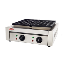 Octopus meatball machine commercial stall gas octopus grill plate electric heating oyster egg grilling machine oyster egg grilling crispy bone grilling machine