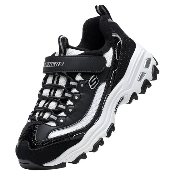
skachers men's and women's shoes plus velvet warm panda dad's shoes casual sports shoes 302581L