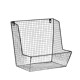 Juhan storage basket iron art can be hung on the wall