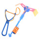 Luminous slingshot flying arrow