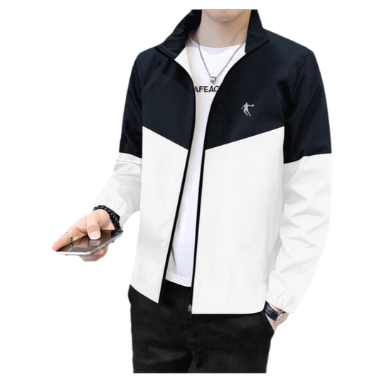 乔丹风衣外套男2025秋季新款男士冲锋衣防风户外夹克男装运动上衣