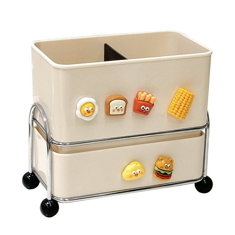 Household chopsticks, soup spoon, countertop drain cage storage rack