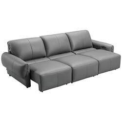 Chivas first class leather sofa bed Italian minimalist electric functional living room first layer cowhide sofa 40279