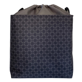 Quilt storage fabric belt drawstring bedroom clothing storage bucket extra large seasonal quilt giant moving storage basket