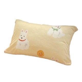 快乐西高地 原创狗狗奶油绒枕套毛绒枕头罩单只冬季 卡通可爱动物