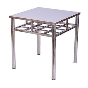 Stainless steel dining table folding table fire-baking table