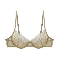 HER SENSES/He Shi Growth Series Ultra-thin Lace Invisible Breathable Sexy Back Bra French B014