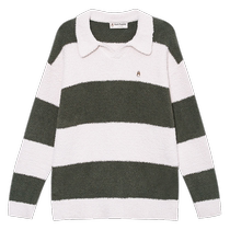 Hush Puppies Leisure Steps Mens 2023 Winter New Soft Greuses Pro Skin Less Prone To Sweater Striped Home Blouse