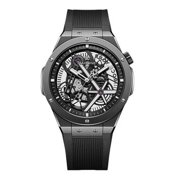 Renault fully skeleton casual men's luminous mechanical watch