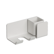 Hair dryer shelf without punching hole bathroom wall-mounted bracket bathroom hair dryer storage and discharge hair dryer shelf