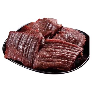内蒙古特产传统工艺制作牧民纯手工火烤手工零食 大片牛肉干2号