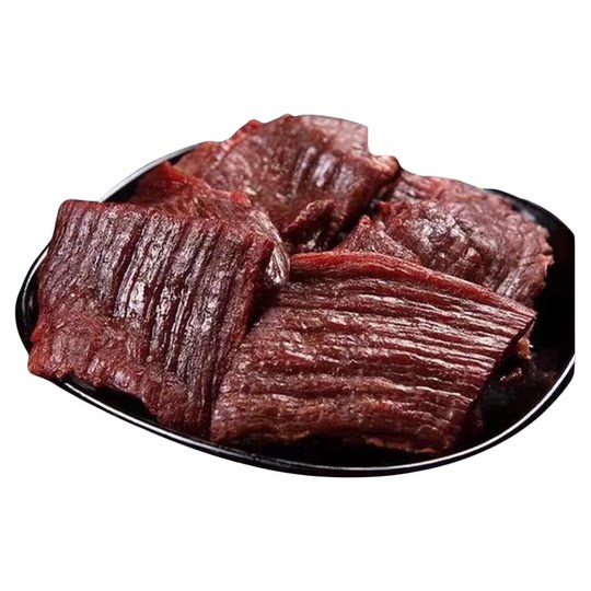 内蒙古特产传统工艺制作牧民纯手工火烤手工零食 大片牛肉干2号