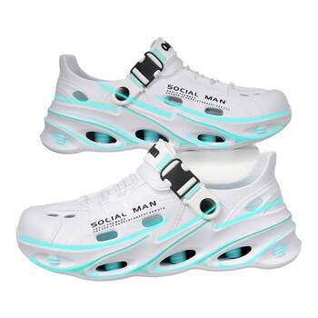 Men's croc shoes for summer outerwear, driving, office all-inclusive sandals, casual sports, large size beach sandals