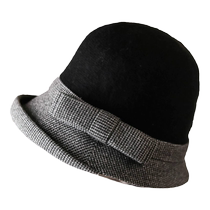 Korean style hat for women new style womens autumn and winter all-match fisherman hat warm and windproof woolen wool trendy hat