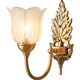 Muting French retro bedroom wall lamp bedside lamp all copper