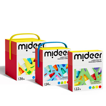Milu watercolor pens for children are washable, non-toxic and do not dirty hands