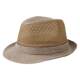 Summer middle-aged men's wide brim sun protection breathable straw hat