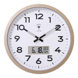 Polaris Clock Wall Clock Living Room Silent Quartz Clock Wall Watch No-Drill Smart Voice-Controlled Night Light Clock