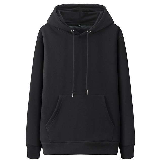 Couple's loose thickened Korean style solid color pullover