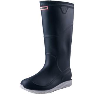 Velvet waterproof fishing winter long-tube flat-soled men's rain boots