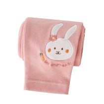 Li Yingfang girls spring and autumn trousers with foreign style 2-year-old girl baby leggings high elastic cotton 746