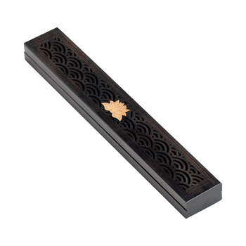 Nanjue Black Sandalwood Incense Box for Home Indoor Incense Burner Creative Incense Holder Tea Ceremony Agarwood Incense Burner