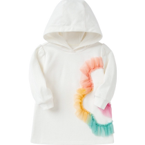 (Same style in the mall) Balabala childrens clothing girls dress autumn baby mesh skirt