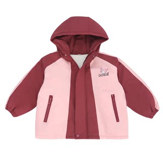 Girls' fleece jacket 2025 new winter children's winter jacket girls' casual tops hot style thickened windbreaker