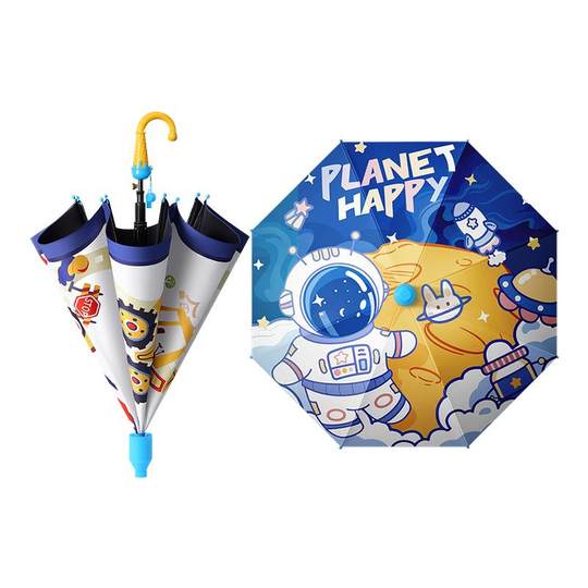 Paraguas de vinilo infantil de doble uso.