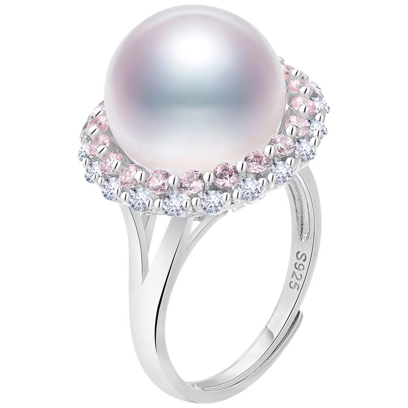Demi 12-13mm Freshwater Pearl Ring S925 Silver