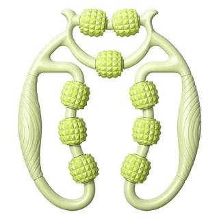 腿部按摩器瘦大腿小腿肌肉瘦腿神器环形夹腿滚轮经络疏通按摩减肥