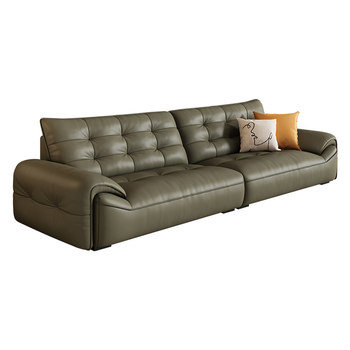 Tubo genuine leather sofa head layer cowhide foshan furniture