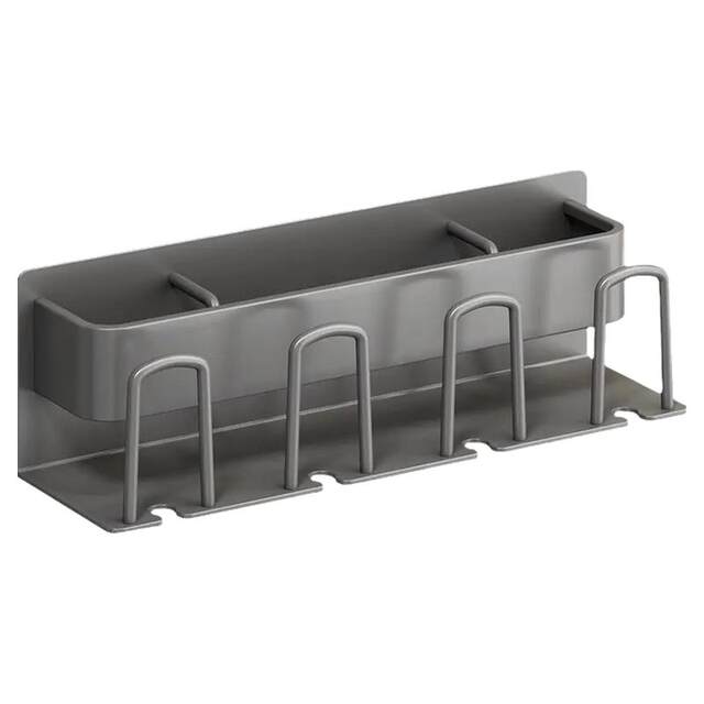 Toothbrush rack without punching gun ash bathroom