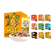 HBAF Daily Nuts Roasted Corn Flavored Almonds and Almonds 12 bags of multi-flavor snacks for children