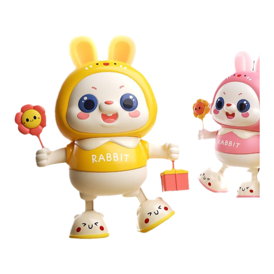 Kechao Newborn Dancing Rabbit Toy Head-Up Artifact