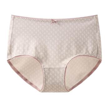 3 pairs of diefenfen antibacterial pure cotton high-waisted women's underwear