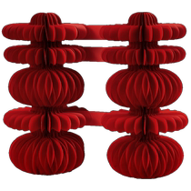 Wedding room layout set wedding living room decoration honeycomb ball column wedding celebration supplies collection men and women engaged