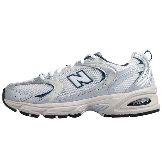 New Balance/NB530 Silver Couple Running Shoes for Men's Casual Retro Mesh Millennium Style Women's Dad Shoes