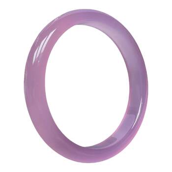 Natural thin and thick hibiscus jade bracelets fashionable and versatile women's style