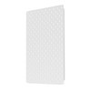 Edged unbounded metal perforated plate storage rack