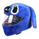 Helmet cover cute cartoon head shaving plush cover motorcycle full helmet lifting helmet warm protection motorcycle helmet cover
