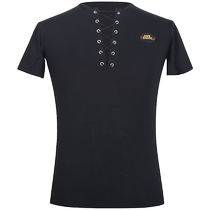Danbaoluo Latin dance clothing mens tops summer short-sleeved mens dance clothing dance clothing modern dance competition clothing